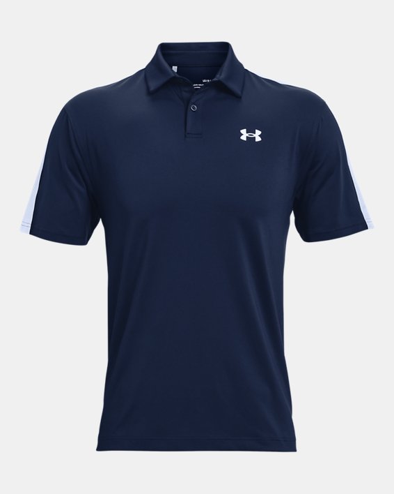 Men's UA Tee To Green Blocked Polo in Blue image number 4